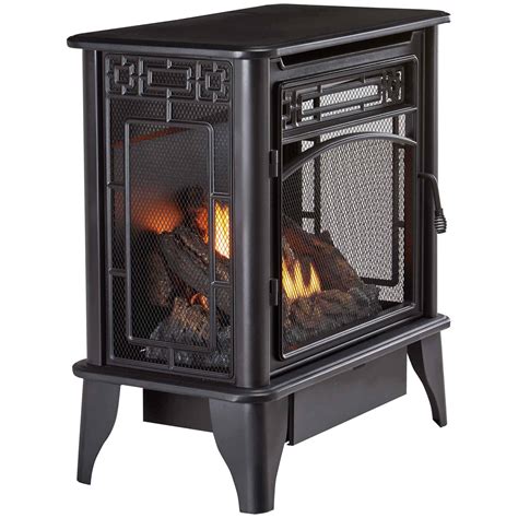 gas heating stoves with 3 viewing sides